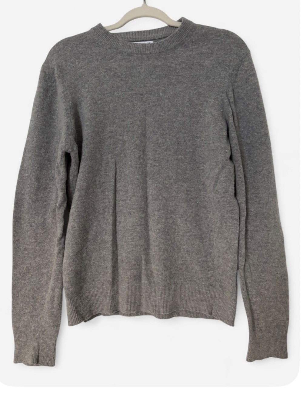 Zara Men’s Crewneck Sweater in Heather Gray
